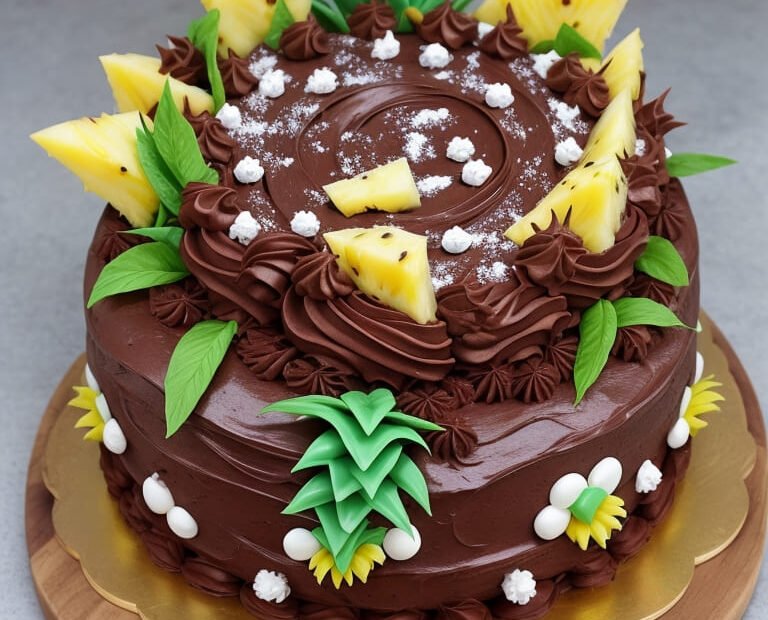 Pineapple Chocolate Cake Recipe